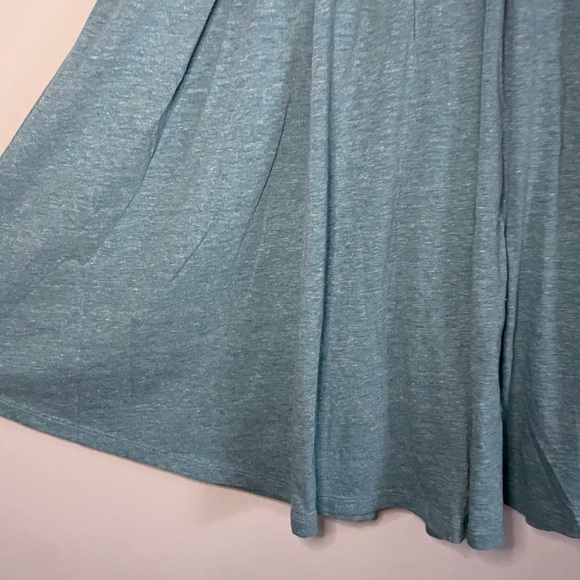 Heathered Blue Lularoe Madison Skirt - Picture 4 of 7